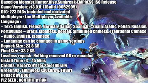 monster hunter rise crackwatch|CrackWatcher .
